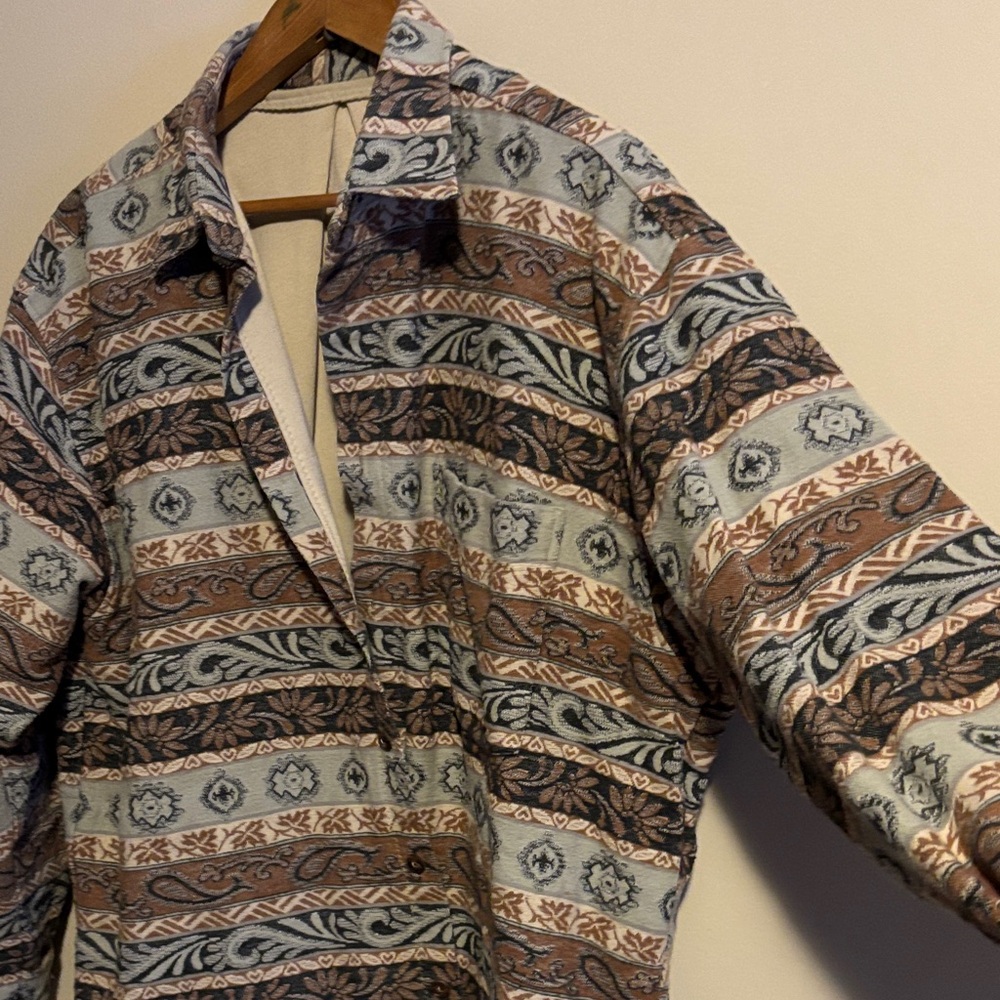 Unisex Patterned Jacket - Picture 4 of 11